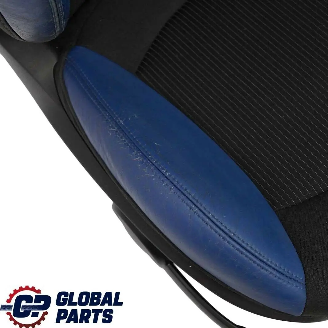 Mini Cooper R56 R57 Sportsitz Sport Sitz Lehne Stoff / Leder Vorne Rechts Blau - SKU 7242358-2 - Teilenummer 7242358