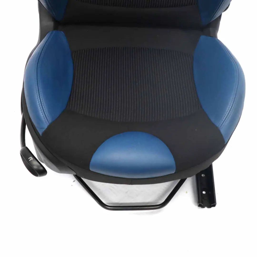 Asiento Delantero Mini Cooper One R56 R57 Sport Derecho Tela Cuero Negro Azul para con número de pieza 7242358 Asiento Delantero Mini Cooper One R56 R57 Sport Derecho Tela Cuero Negro Azul - SKU 7242358 - Número de pieza 7242358