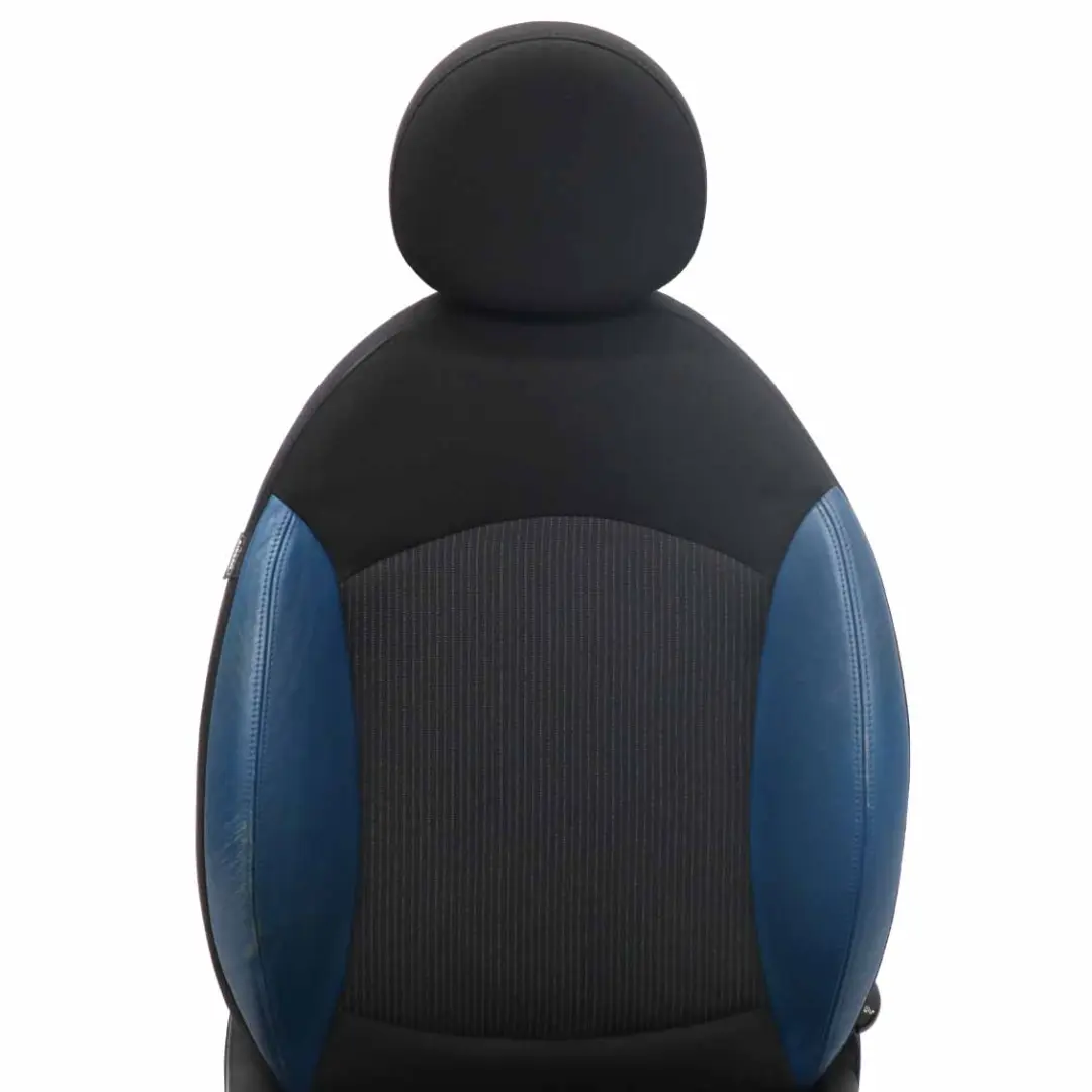 Mini Cooper R56 R57 Sportsitz Sport Sitz Lehne Stoff / Leder Vorne Rechts Blau - SKU 7242358 - Teilenummer 7242358