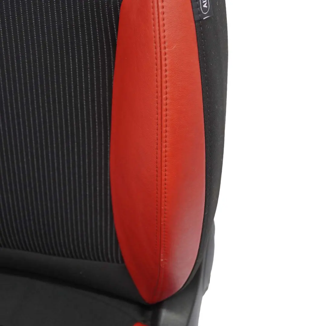 Mini Cooper One R55 R56 R57 Sportsitz Sitz Vorne Links Lehne Stoff / Leder Rot - SKU 7242359-1 - Teilenummer 7242359