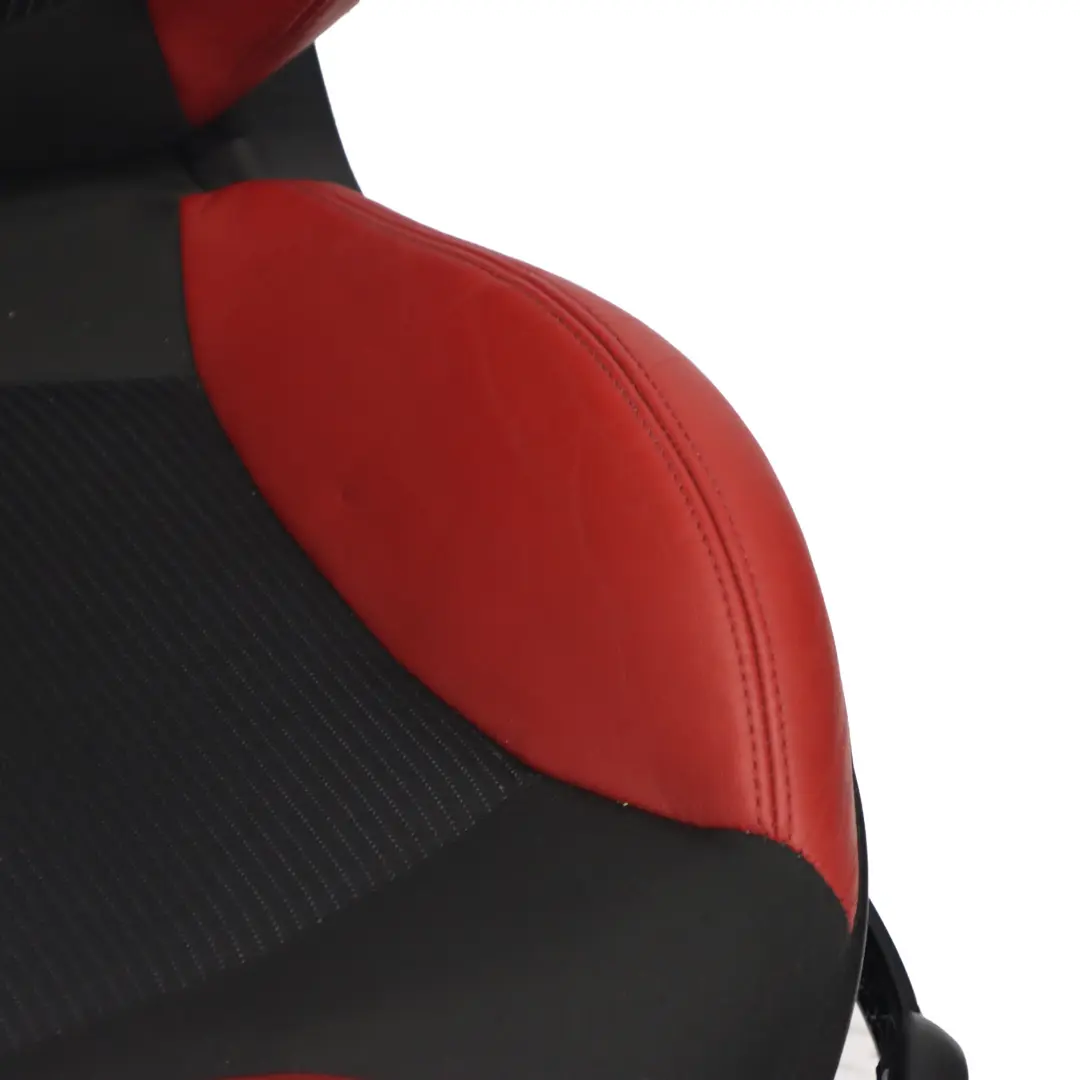 Cloth Fabric / Red Leather Front Left N/S Seat Heated to Mini Cooper R55 R56 Sport with Part number 7242359 Mini Cooper R55 R56 Sport Cloth Fabric / Red Leather Front Left N/S Seat Heated - SKU 7242359-2 - Part number 7242359