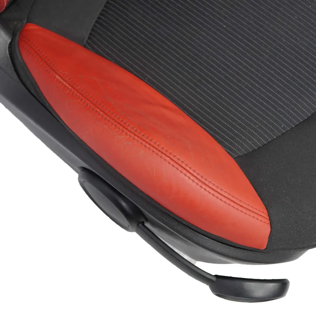 Mini Cooper One R55 R56 Sport Fabric Cloth / Red Leather Front Right O/S Seat - SKU 7242360-1 - Part number 7242360