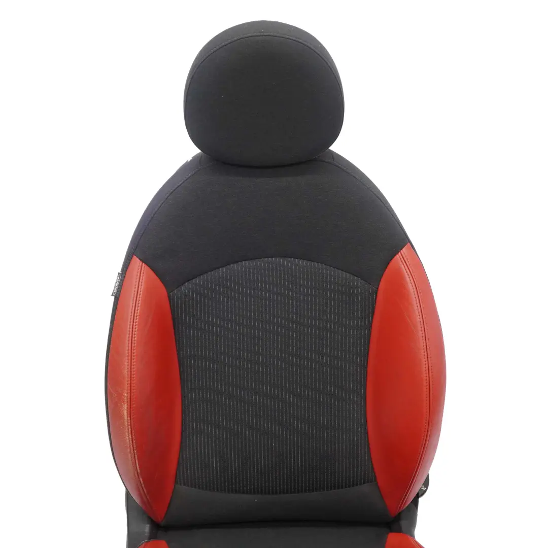 Mini R55 R56 Sport Tela Rojo Cuero Delantero Derecho Asiento con Calefaccion - SKU 7242360-2 - Número de pieza 7242360