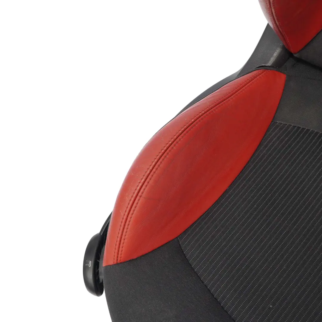 Cloth Fabric Red Leather Front Right O/S Seat Heated to Mini Cooper R55 R56 Sport with Part number 7242360 Mini Cooper R55 R56 Sport Cloth Fabric Red Leather Front Right O/S Seat Heated - SKU 7242360-2 - Part number 7242360