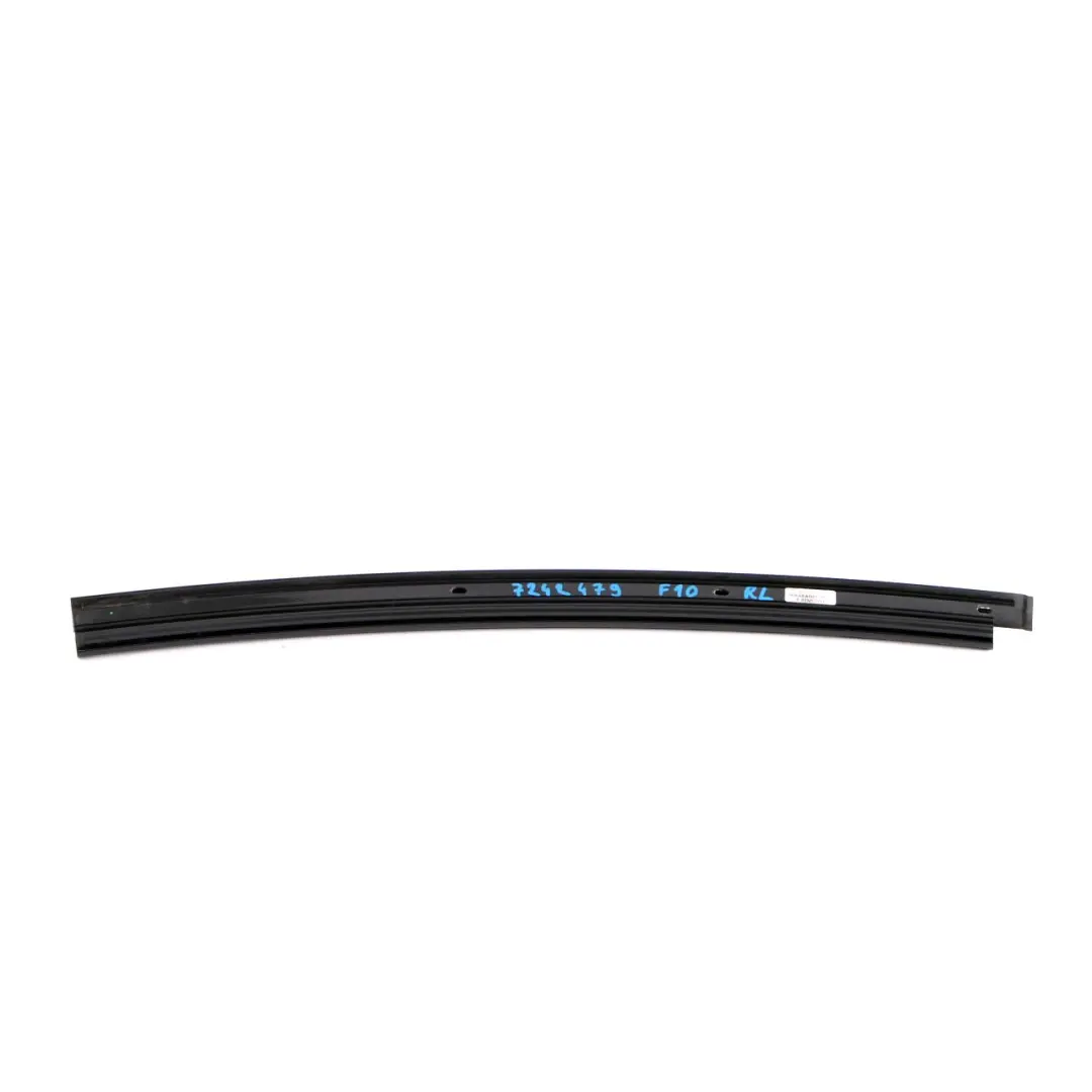 BMW 5 Series F10 LCI Window Guide Web Cover Left N/S Rear High Gloss - SKU 7242479 - Part number 7242479