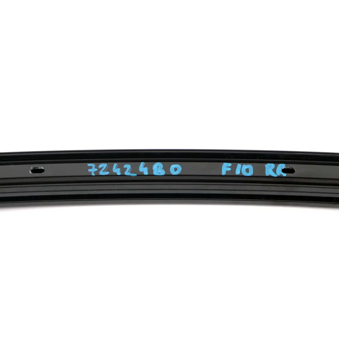 BMW 5 Series F10 LCI Window Guide Web Cover Right O/S Rear High Gloss - SKU 7242480 - Part number 7242480