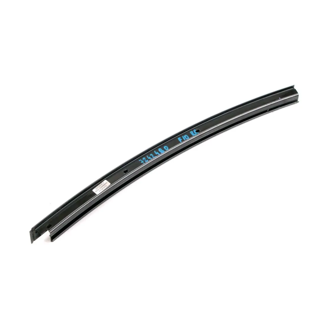 BMW 5 Series F10 LCI Window Guide Web Cover Right O/S Rear High Gloss - SKU 7242480 - Part number 7242480