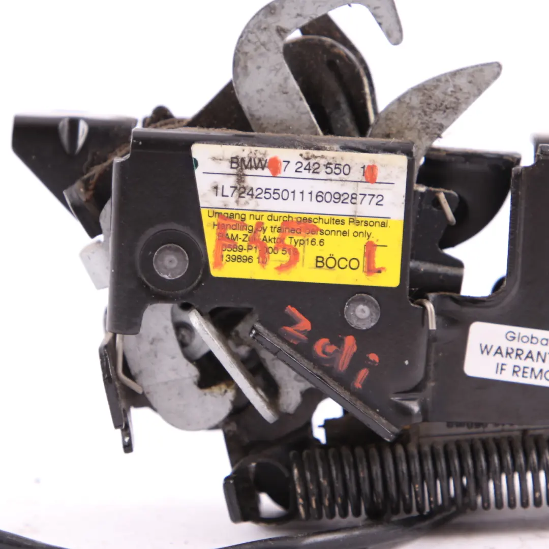 Verrouillage du capot gauche Unité protection active piétons PTS pour BMW F45 à propos du numéro de pièce 7242550 BMW F45 Verrouillage du capot gauche Unité protection active piétons PTS - SKU 7242550 - Numéro de pièce 7242550