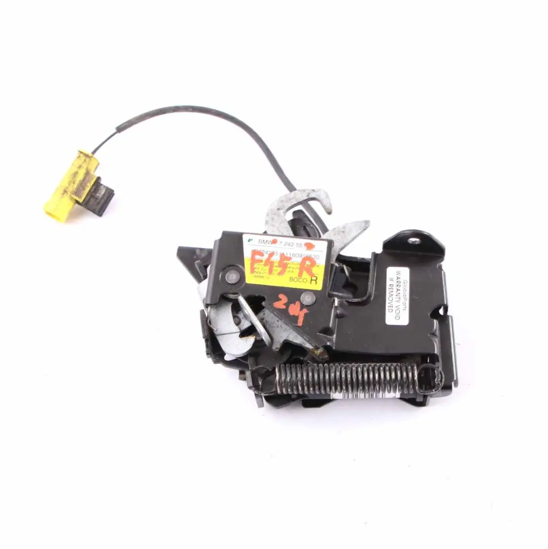 Hood Bonnet Lock Right O/S Active Pedestrian Protection Unit PTS to BMW F45 with Part number 7242551 BMW F45 Hood Bonnet Lock Right O/S Active Pedestrian Protection Unit PTS - SKU 7242551 - Part number 7242551