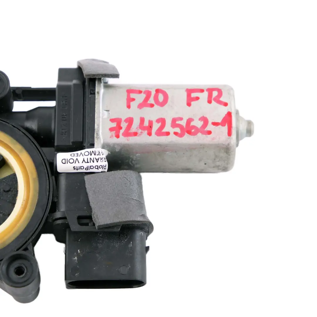 Puerta Delantera Derecha Elevalunas Motor Accionamiento 7406624 para BMW F20 con número de pieza 7242562 BMW F20 Puerta Delantera Derecha Elevalunas Motor Accionamiento 7406624 - SKU 7242562-1 - Número de pieza 7242562