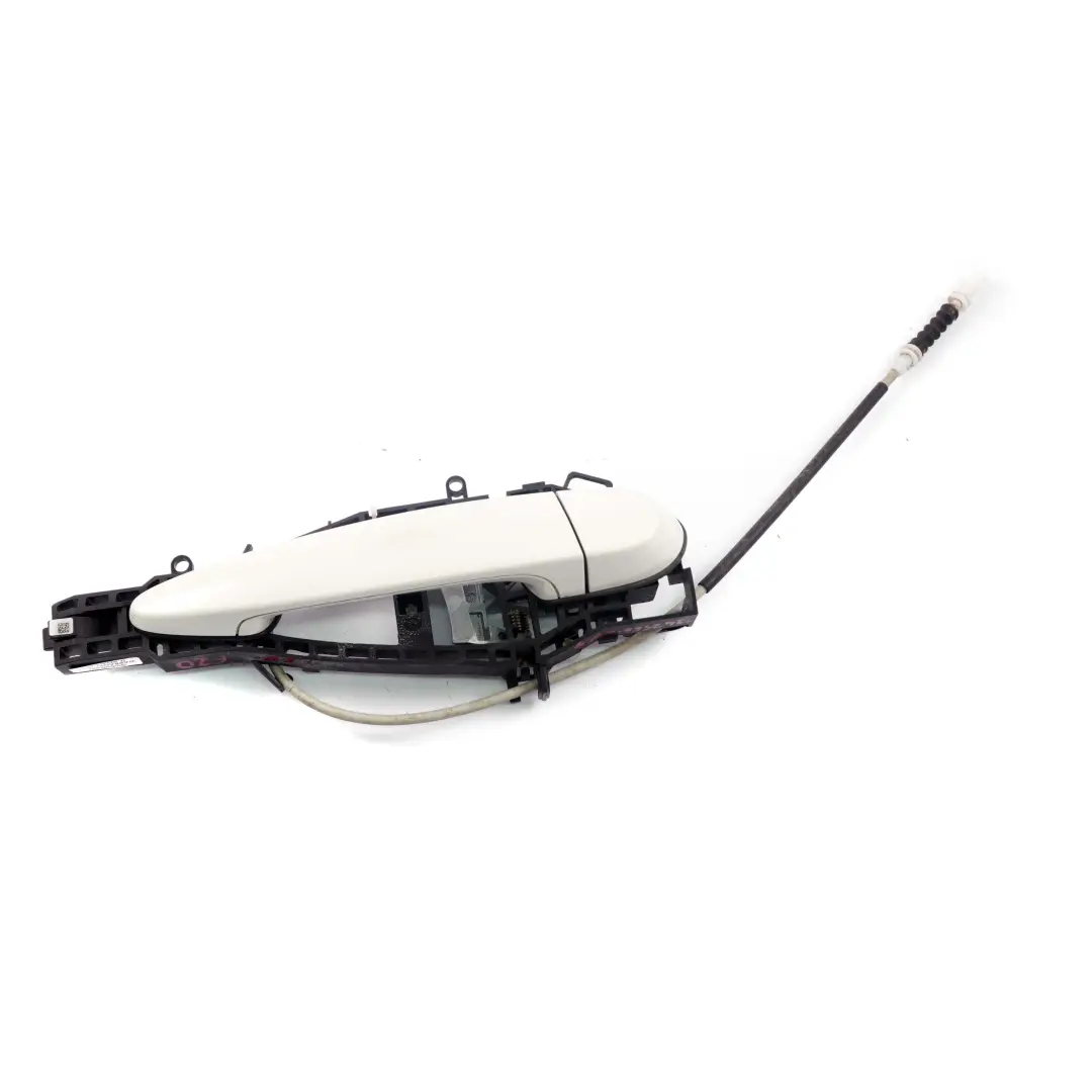 BMW 1 Series 4 F20 LCI Rear Right Grab Handle O/S Alpinweiss Alpine White 300 - SKU 7242566-AW4 - Part number 7242566