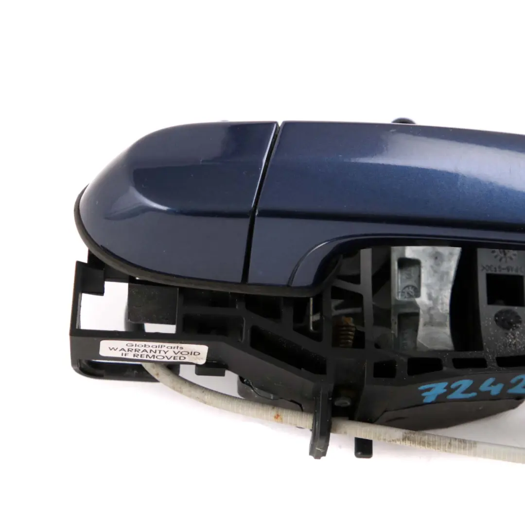 Asidero Trasero Izquierdo Tiefseeblau Deep Sea Blue A76 para BMW F20 LCI con número de pieza 7242566 BMW F20 LCI Asidero Trasero Izquierdo Tiefseeblau Deep Sea Blue A76 - SKU 7242566-DSB1 - Número de pieza 7242566