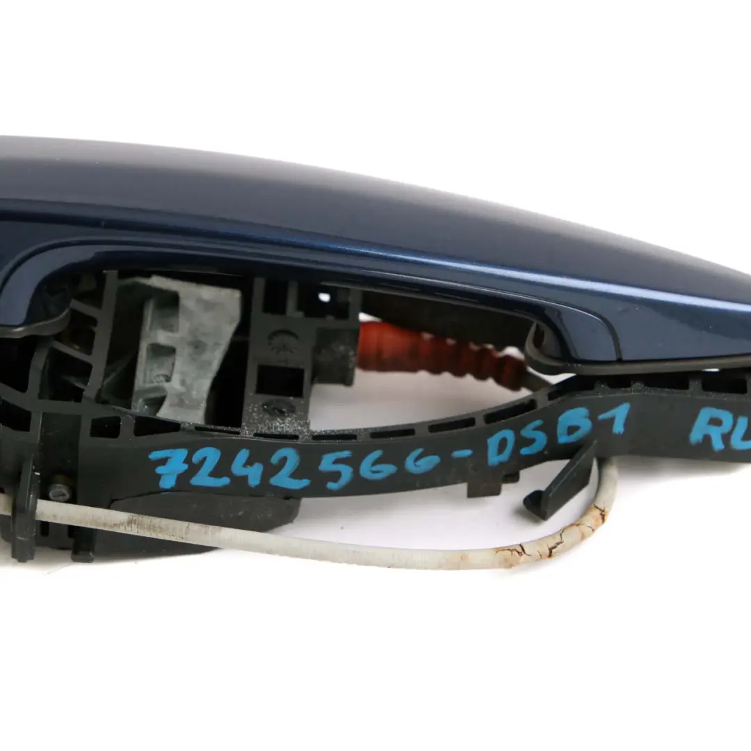 BMW F20 Klamka Drzwi Lewy Tył Tiefseeblau A76 - SKU 7242566-DSB1 - Numer Części 7242566