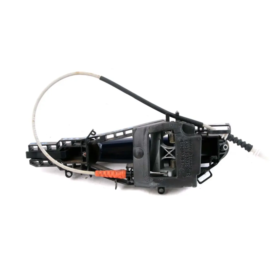 BMW F20 LCI Asidero Trasero Derecho O/S Tiefseeblau Deep Sea Blue A76 - SKU 7242566-DSB - Número de pieza 7242566