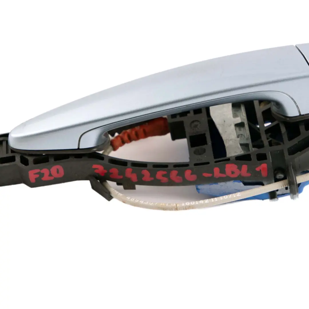 BMW 1 Series F20 LCI Complete Rear Right Grab Handle O/S Liquid Blue Metallic - SKU 7242566-LBL1 - Part number 7242566