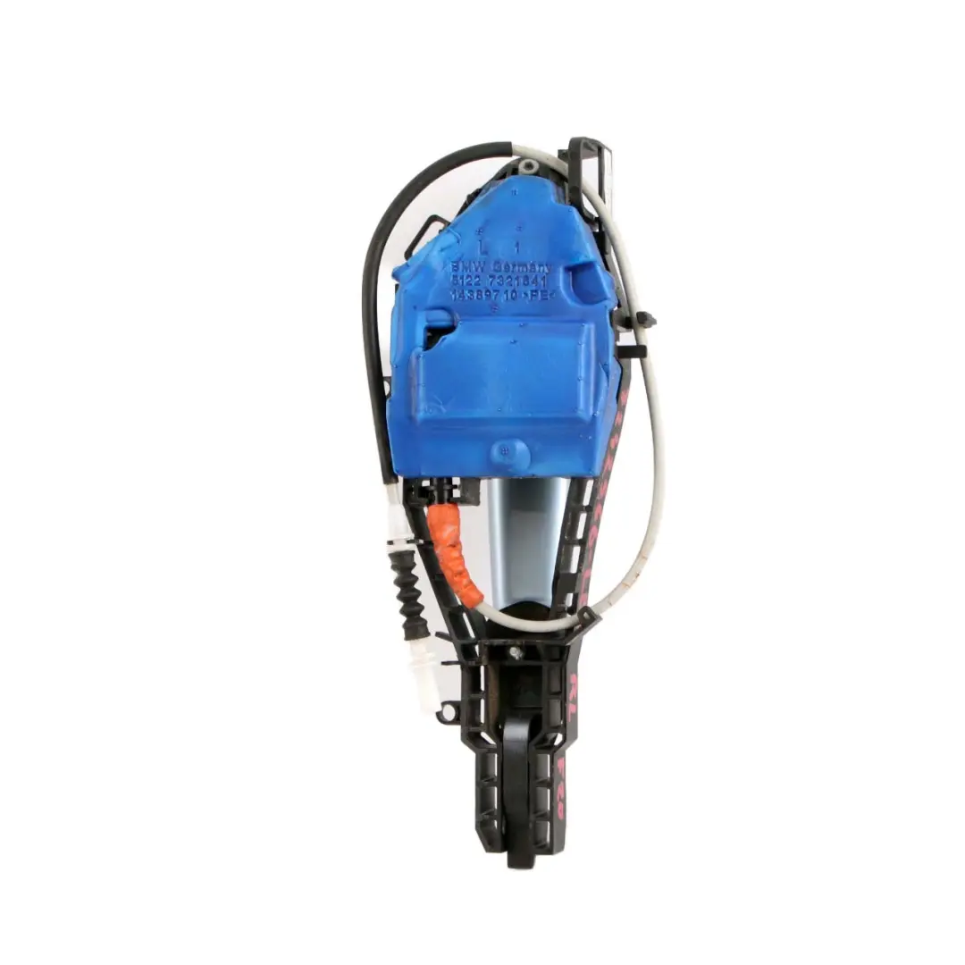BMW 1 Series F20 LCI Complete Rear Left Grab Handle N/S Liquid Blue Metallic - SKU 7242566-LBL - Part number 7242566