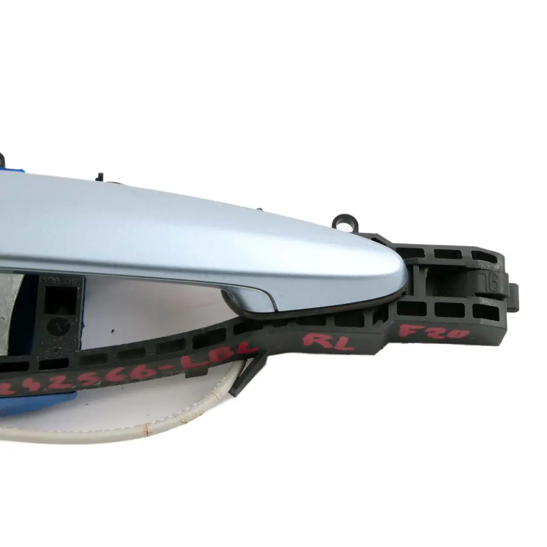 BMW 1 Series F20 LCI Complete Rear Left Grab Handle N/S Liquid Blue Metallic - SKU 7242566-LBL - Part number 7242566