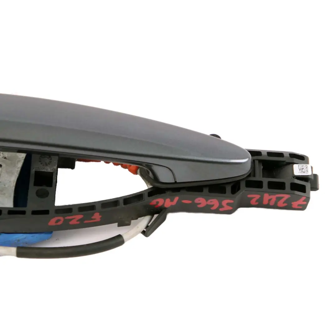 Door Handle Outside Rear Left Mineralgrau B39 to BMW F20 LCI with Part number 7242566 BMW F20 LCI Door Handle Outside Rear Left Mineralgrau B39 - SKU 7242566-MG1 - Part number 7242566
