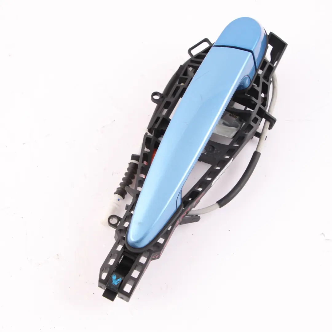 Grab Handle Door BMW F20 LCI Rear Right O/S Outside Seaside Blue Metallic to with Part number 7242566 Grab Handle Door BMW F20 LCI Rear Right O/S Outside Seaside Blue Metallic - SKU 7242566-SBM - Part number 7242566