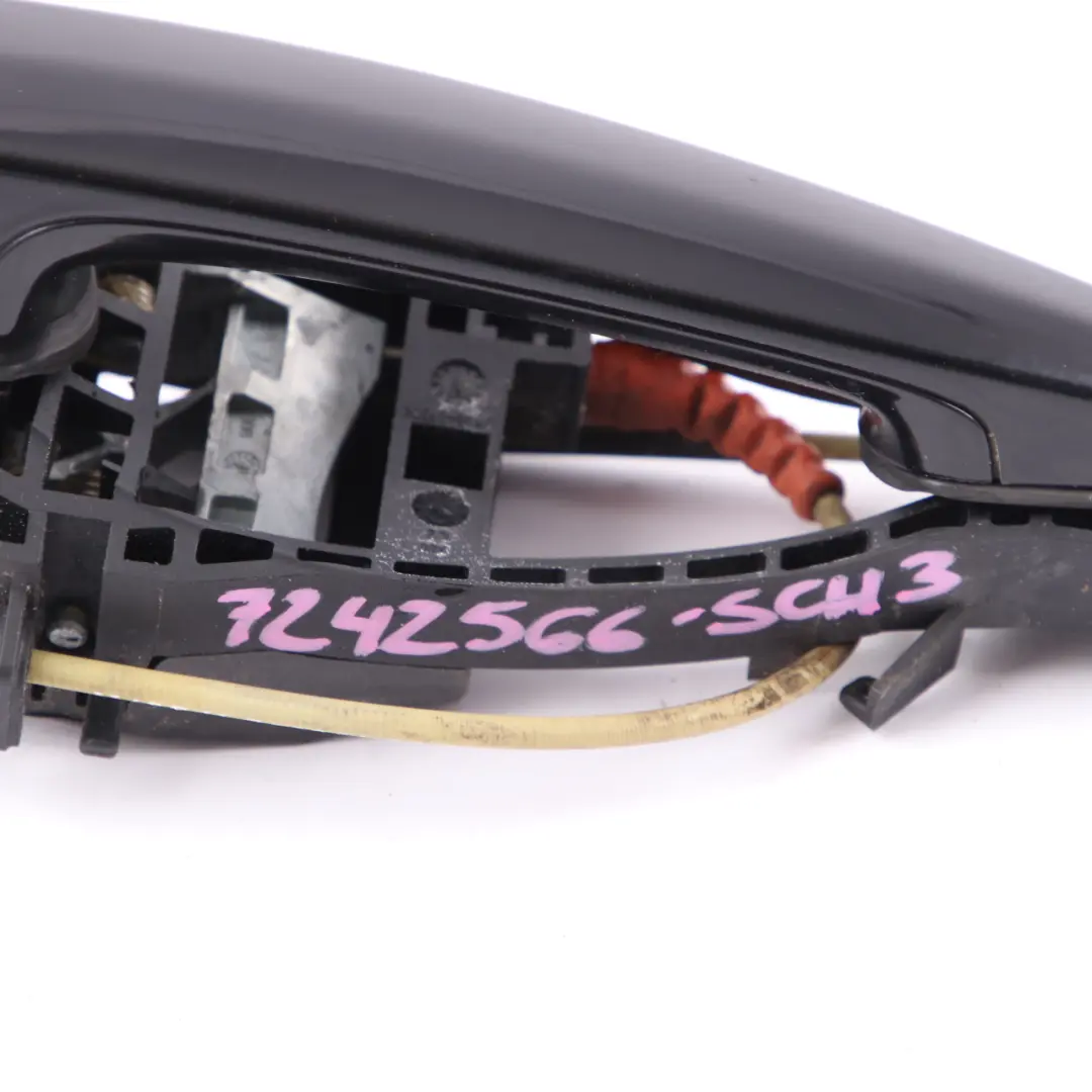  Grab Handle BMW F20 LCI Rear Left Door N/S Outside Schwarz 2 Black 668 - SKU 7242566-SCH3 - Part number 7242566