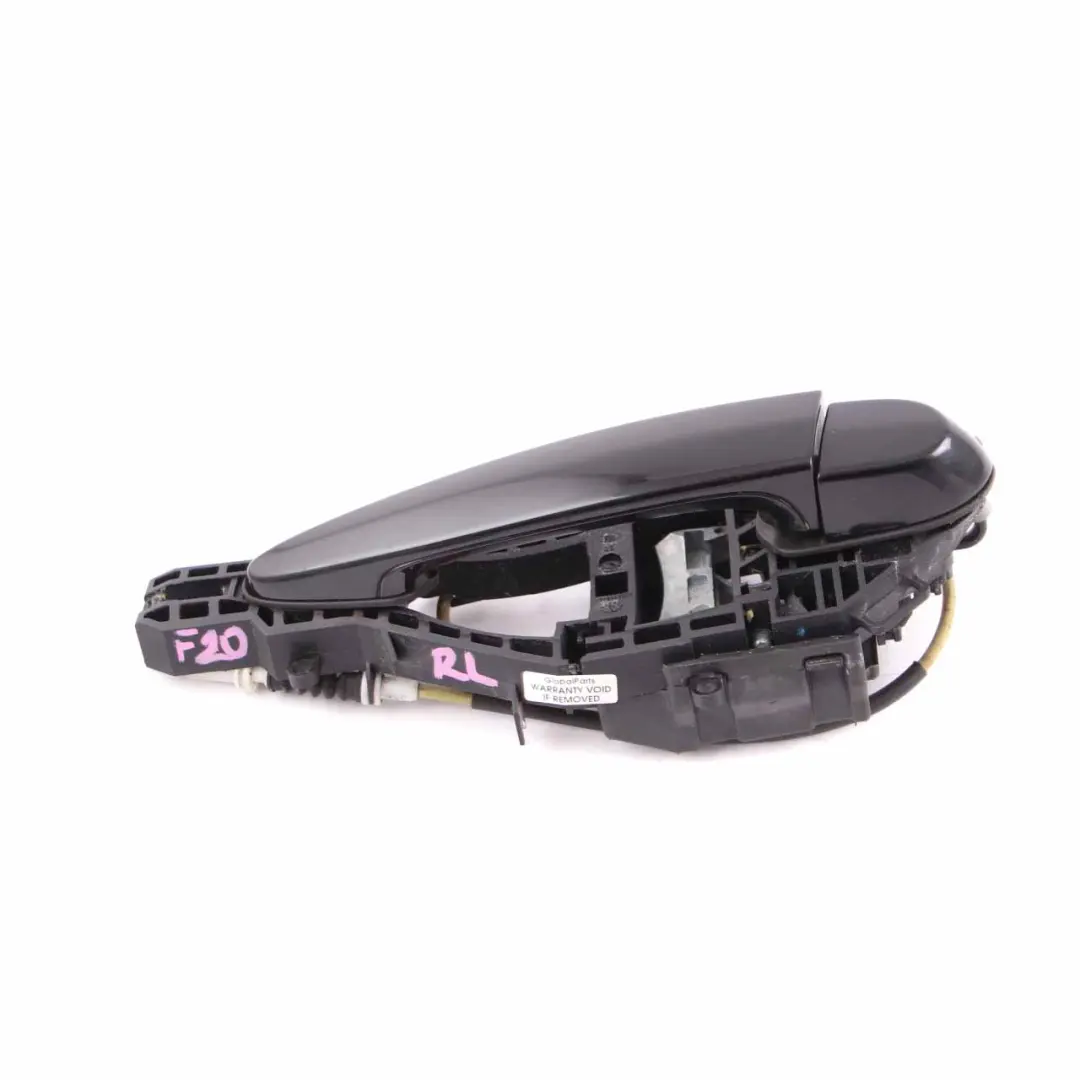  Grab Handle BMW F20 LCI Rear Left Door N/S Outside Schwarz 2 Black 668 - SKU 7242566-SCH3 - Part number 7242566