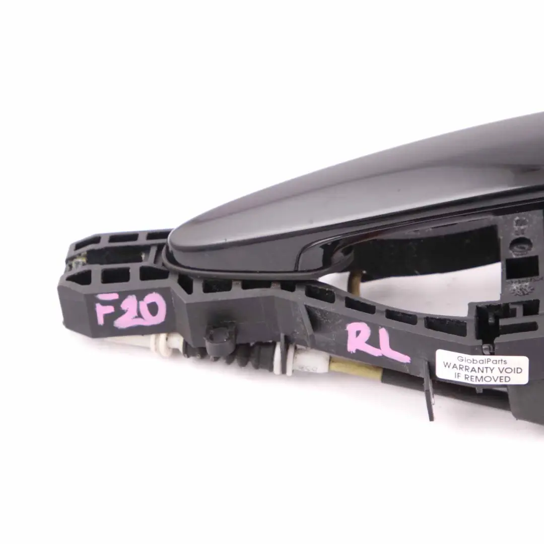  Grab Handle BMW F20 LCI Rear Left Door N/S Outside Schwarz 2 Black 668 - SKU 7242566-SCH3 - Part number 7242566