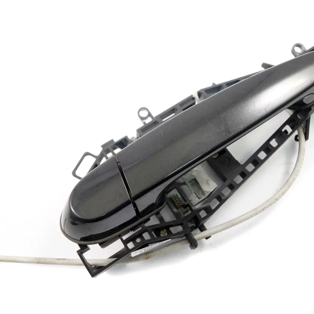 BMW F30 F31 Außentür Haltegriff Hinten Links Schwarz Saphir - 475 - SKU 7242567-BS4 - Teilenummer 7242567