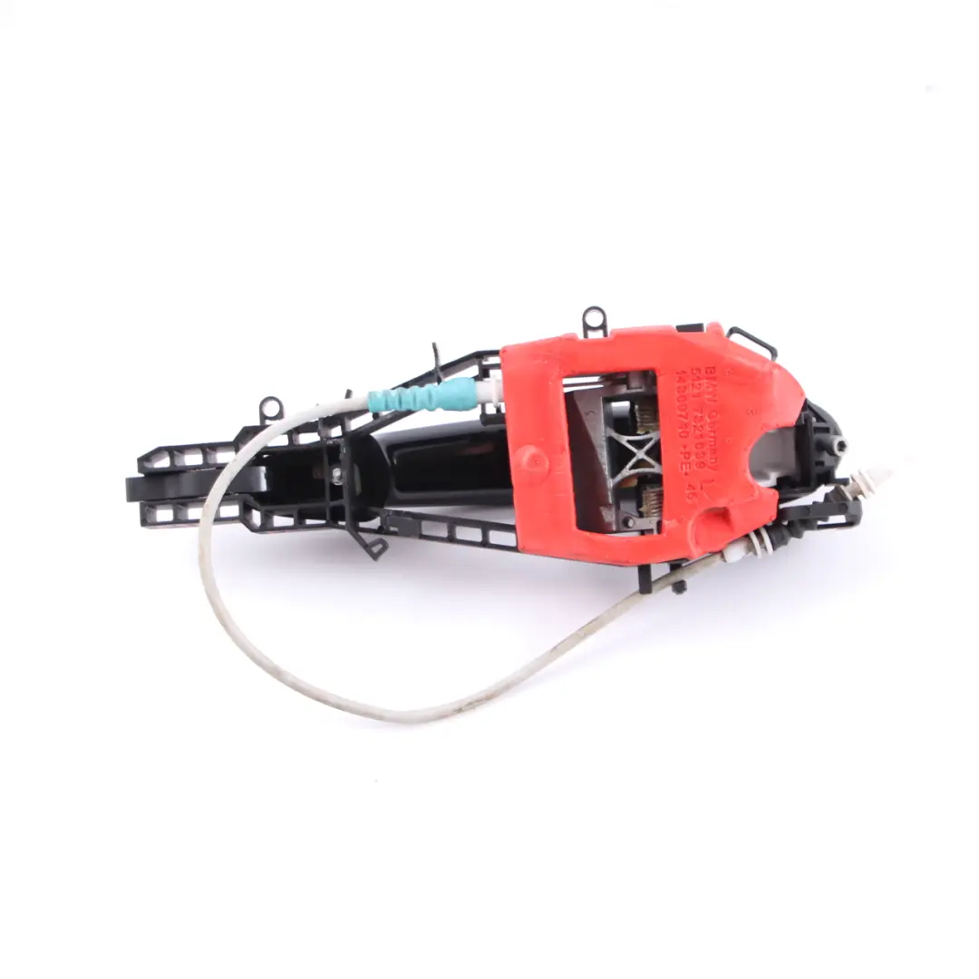 BMW F20 Klamka Zewnętrzna Drzwi Tył Lewo Czarna Black Sapphire 475 - SKU 7242567-BS6 - Numer Części 7242567