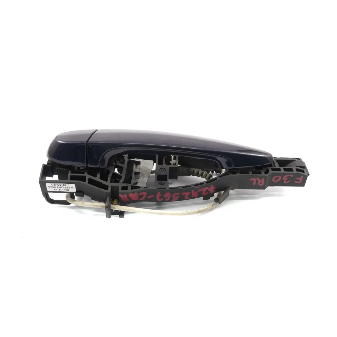 BMW F30 F31 Griffbügel Hinten Links Carbonschwarz Metallic 416 - SKU 7242567-CAR - Teilenummer 7242567