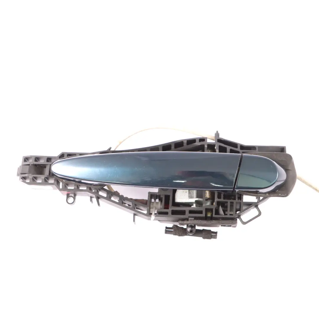 BMW F30 F31 Asidero Puerta Trasera Izquierda Exterior Midnight Blue Metallic B38 - SKU 7242567-MBM - Número de pieza 7242567