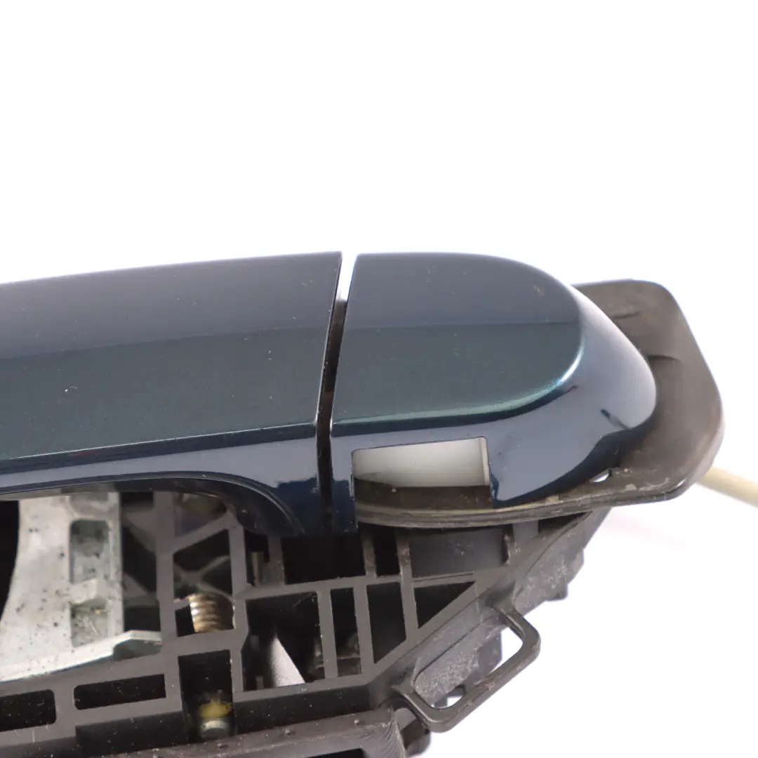 BMW F30 F31 Asidero Puerta Trasera Izquierda Exterior Midnight Blue Metallic B38 - SKU 7242567-MBM - Número de pieza 7242567