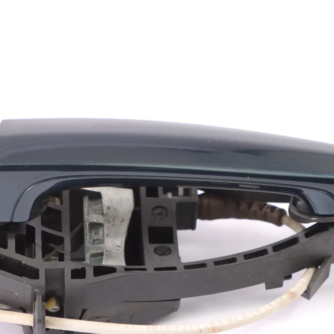 BMW F30 F31 Asidero Puerta Trasera Izquierda Exterior Midnight Blue Metallic B38 - SKU 7242567-MBM - Número de pieza 7242567