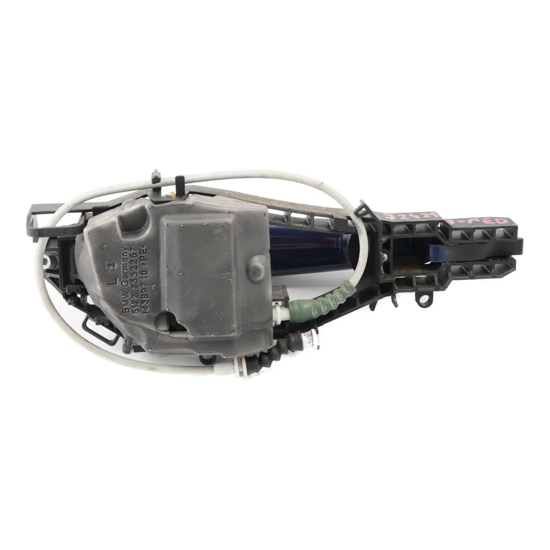  Asidero BMW F30 F31 Puerta Trasera Izquierda Mediterran Azul Metalizado C10 - SKU 7242567-MED - Número de pieza 7242567