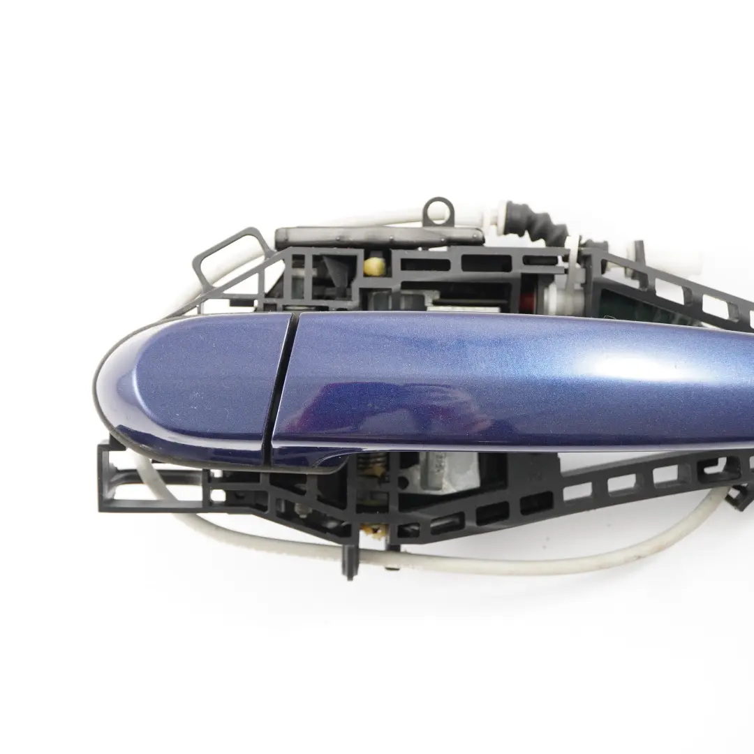 Grab Handle BMW F30 F31 Door Rear Left N/S Outside Mediterran Blue Metallic C10 to with Part number 7242567 Grab Handle BMW F30 F31 Door Rear Left N/S Outside Mediterran Blue Metallic C10 - SKU 7242567-MED - Part number 7242567