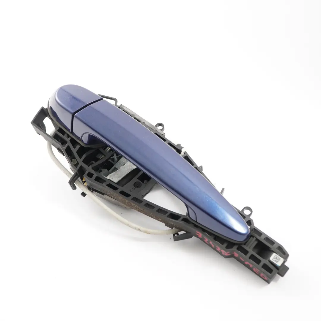 Grab Handle BMW F30 F31 Door Rear Left N/S Outside Mediterran Blue Metallic C10 to with Part number 7242567 Grab Handle BMW F30 F31 Door Rear Left N/S Outside Mediterran Blue Metallic C10 - SKU 7242567-MED - Part number 7242567