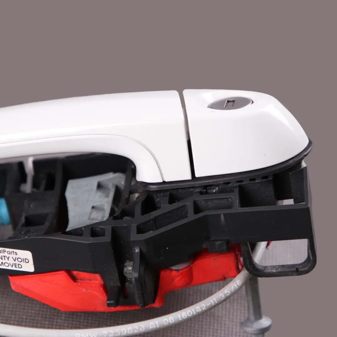  @BMW F30 F31 1 Front Right Outside Door Grab Handle O/S Alpinweiss Alpine White - SKU 7242568-AW1 - Part number 7242568