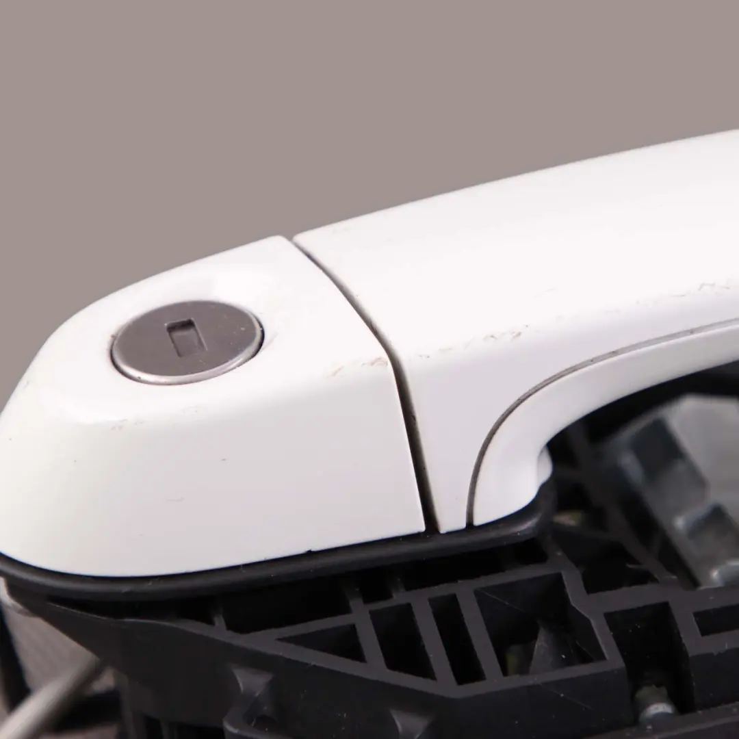 Door Grab Handle BMW F30 F31 3 Front Right Outside O/S Alpinweiss Alpine White to with Part number 7242568 Door Grab Handle BMW F30 F31 3 Front Right Outside O/S Alpinweiss Alpine White - SKU 7242568-AW3 - Part number 7242568