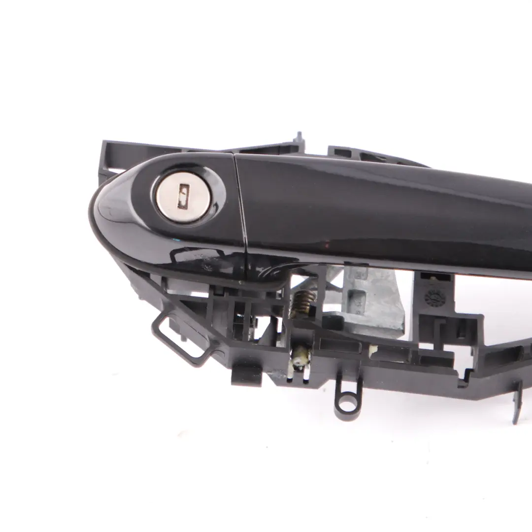 Front Right Outside Door Grab Handle O/S Black Sapphire 475 to BMW 3 F30 F31 1 with Part number 7242568 BMW 3 F30 F31 1 Front Right Outside Door Grab Handle O/S Black Sapphire 475 - SKU 7242568-BS1 - Part number 7242568