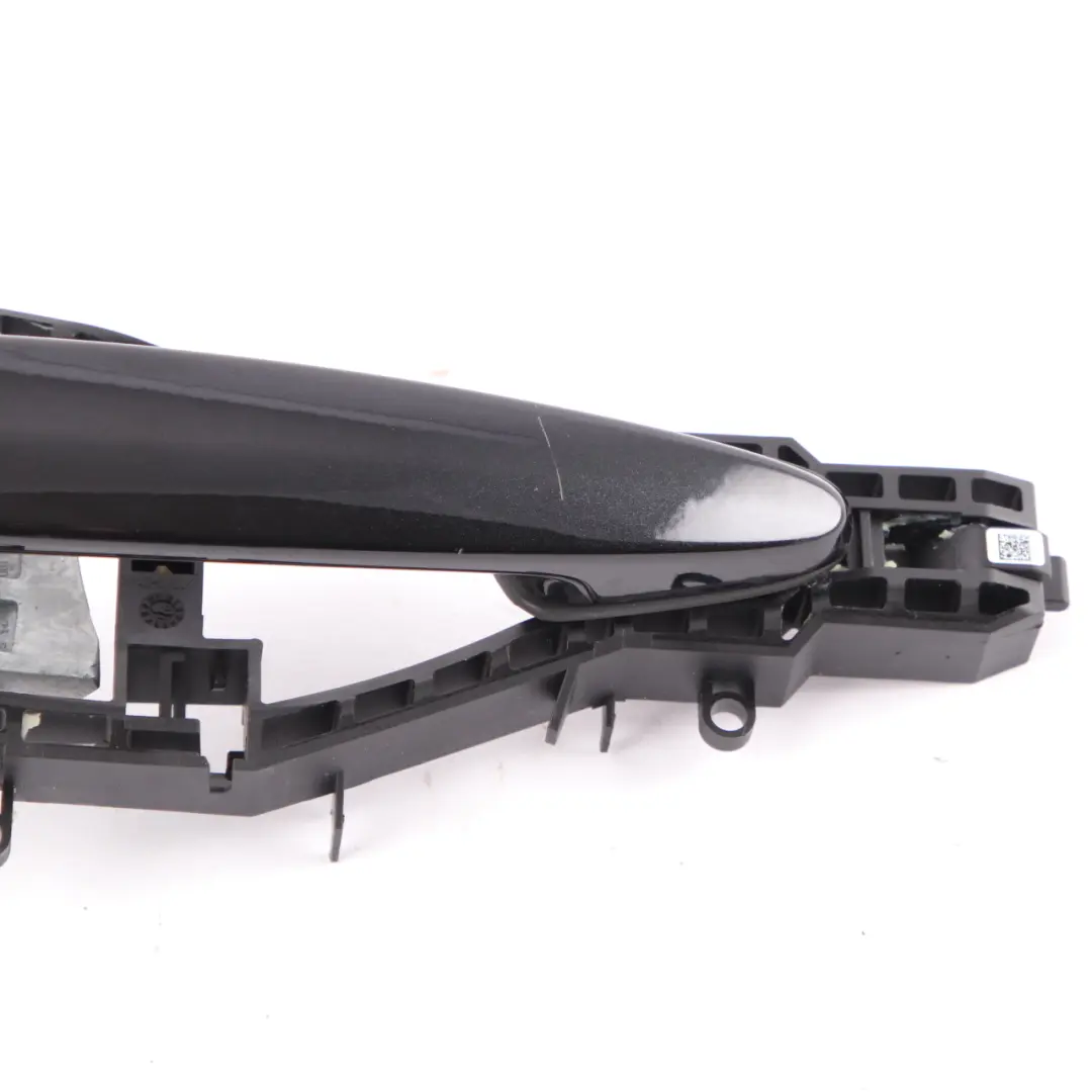 BMW 3 F30 F31 1 Front Right Outside Door Grab Handle O/S Black Sapphire 475 - SKU 7242568-BS1 - Part number 7242568