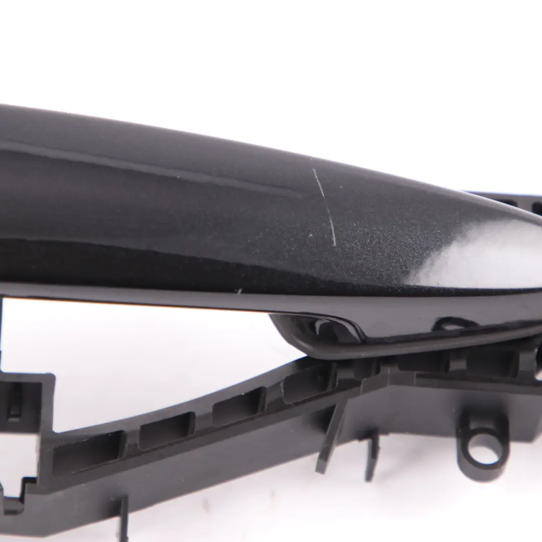 BMW 3 F30 F31 1 Front Right Outside Door Grab Handle O/S Black Sapphire 475 - SKU 7242568-BS1 - Part number 7242568