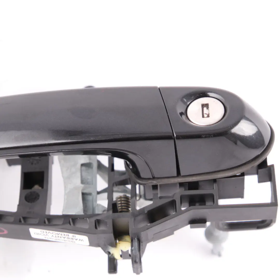 BMW 3 F30 F31 1 Front Right Outside Door Grab Handle O/S Black Sapphire 475 - SKU 7242568-BS1 - Part number 7242568