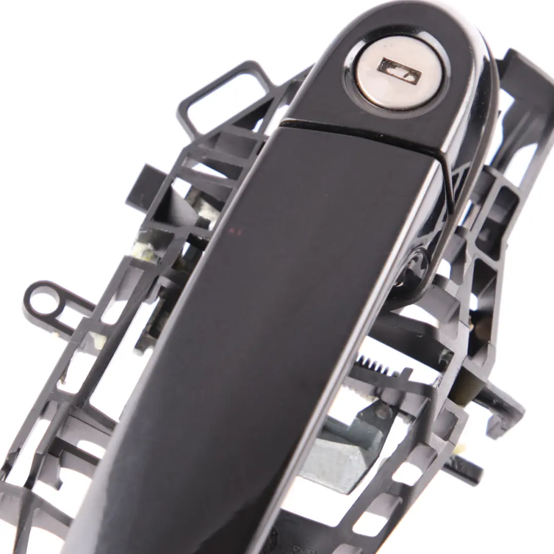 BMW 3 F30 F31 1 Front Right Outside Door Grab Handle O/S Black Sapphire 475 - SKU 7242568-BS1 - Part number 7242568