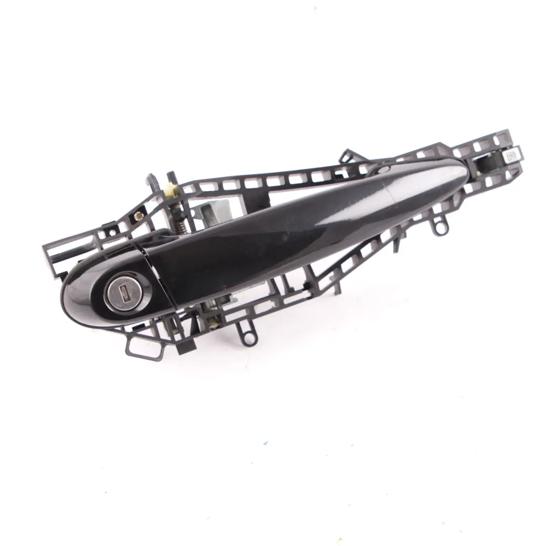 Front Right Outside Door Grab Handle O/S Black Sapphire 475 to BMW 3 F30 F31 1 with Part number 7242568 BMW 3 F30 F31 1 Front Right Outside Door Grab Handle O/S Black Sapphire 475 - SKU 7242568-BS1 - Part number 7242568