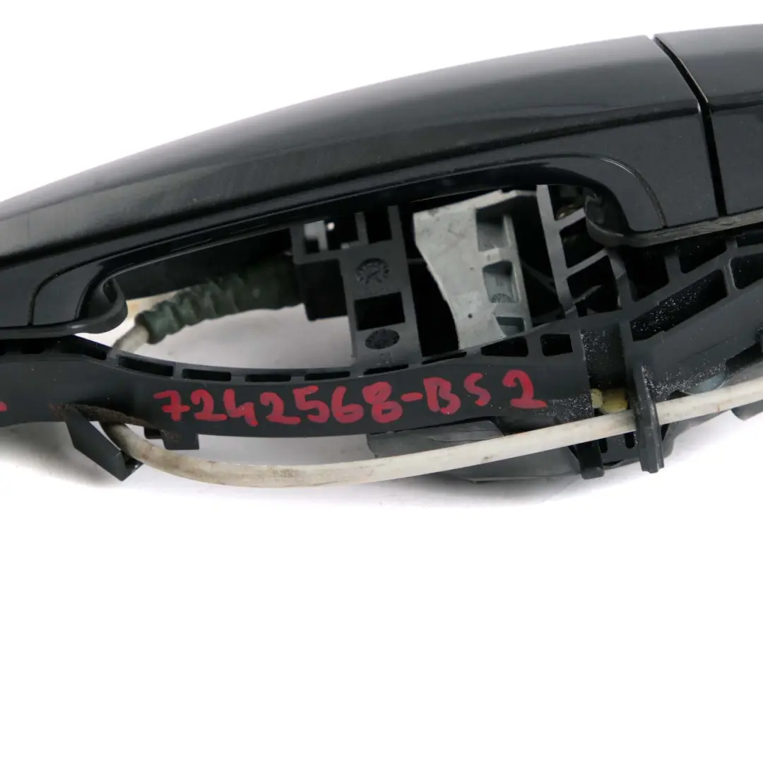 BMW F30 F31 2 Poignee de porte arriere droite Noir Saphir Metallise 475 - SKU 7242568-BS2 - Numéro de pièce 7242568