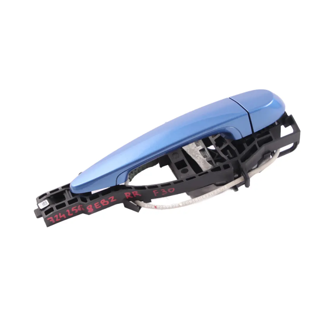  Maniglia porta BMW F30 F31 posteriore destra esterna Estorilblau Estoril B35 - SKU 7242568-EB2 - Numero di parte 7242568