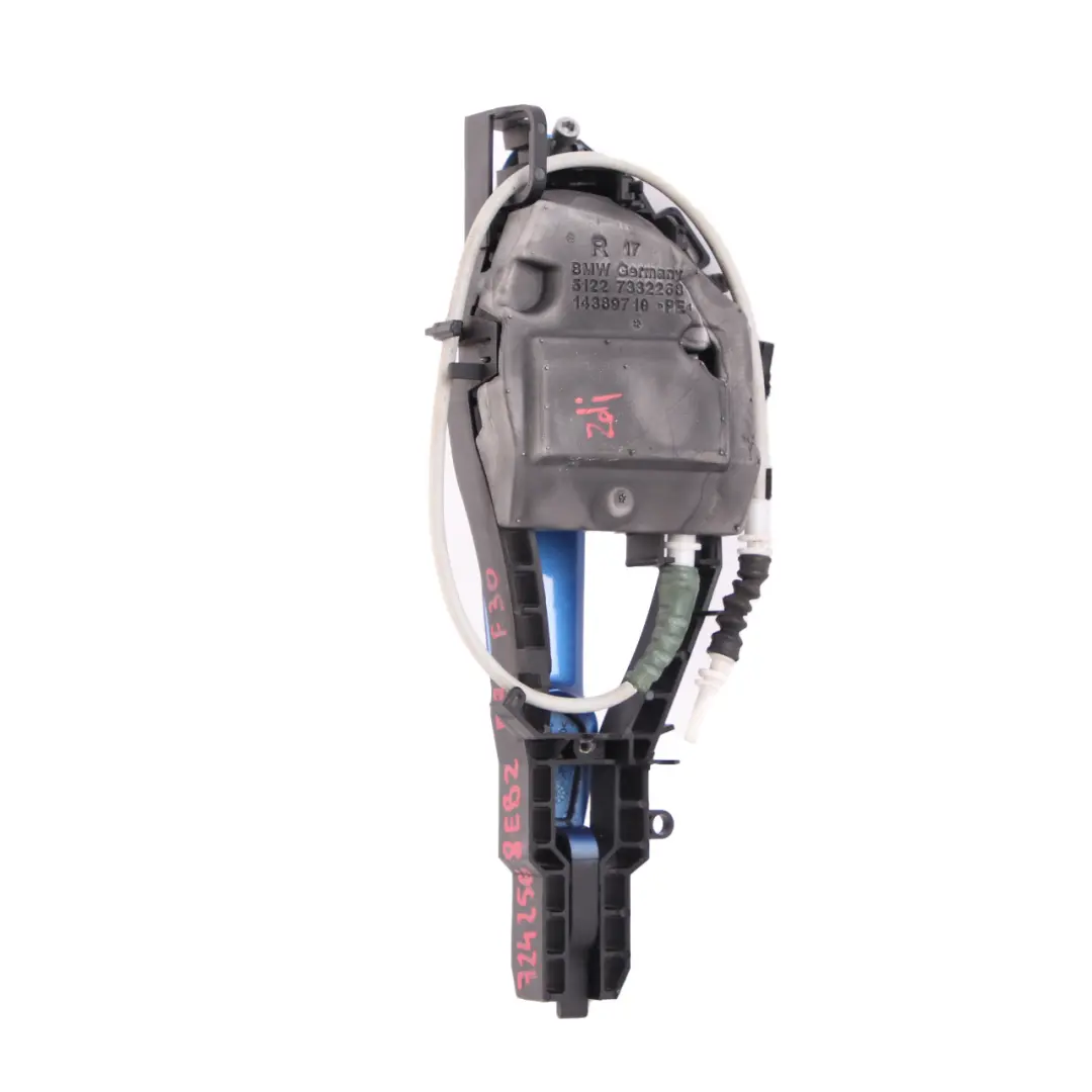  Poignée maintien porte BMW F30 F31 Arrière Droit Extérieur Estorilblau B35 - SKU 7242568-EB2 - Numéro de pièce 7242568