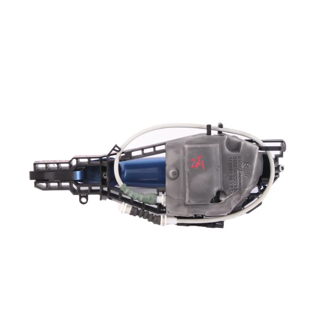  Poignée maintien porte BMW F30 F31 Arrière Droit Extérieur Estorilblau B35 - SKU 7242568-EB2 - Numéro de pièce 7242568