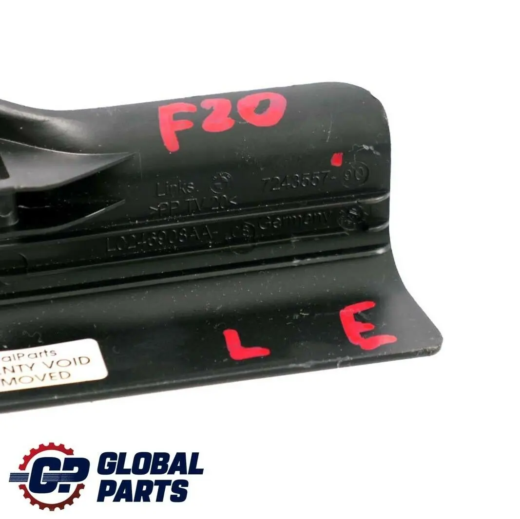 Blende Sitzschiene Links Schwarz für BMW F20 F21 F30 F31 F32 mit Teilenummer 7243557 BMW F20 F21 F30 F31 F32 Blende Sitzschiene Links Schwarz - SKU 7243557 - Teilenummer 7243557