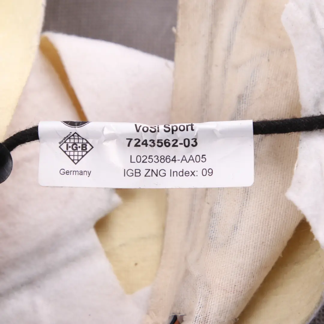 BMW F20 F30 Sportsitz Heizmatte Vorne Element F21 F31 F32 - SKU 7243562 - Teilenummer 7243562