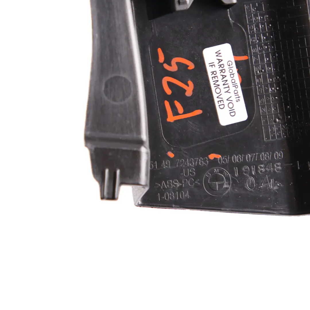 BMW X3 F25 Abdeckung D Säule Trim Unten Hinten Links N/S Schwarz - SKU 7243783 - Teilenummer 7243783